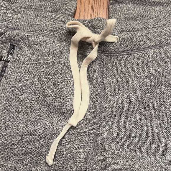 GAP Relaxed Fit Zippered Pockets Joggers Marled Charcoal Grey Size Large Peitite - Picture 3 of 9